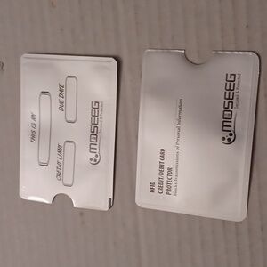 4/$30 New RFID Credit Card Protectors - Set Of 2 Sleeves